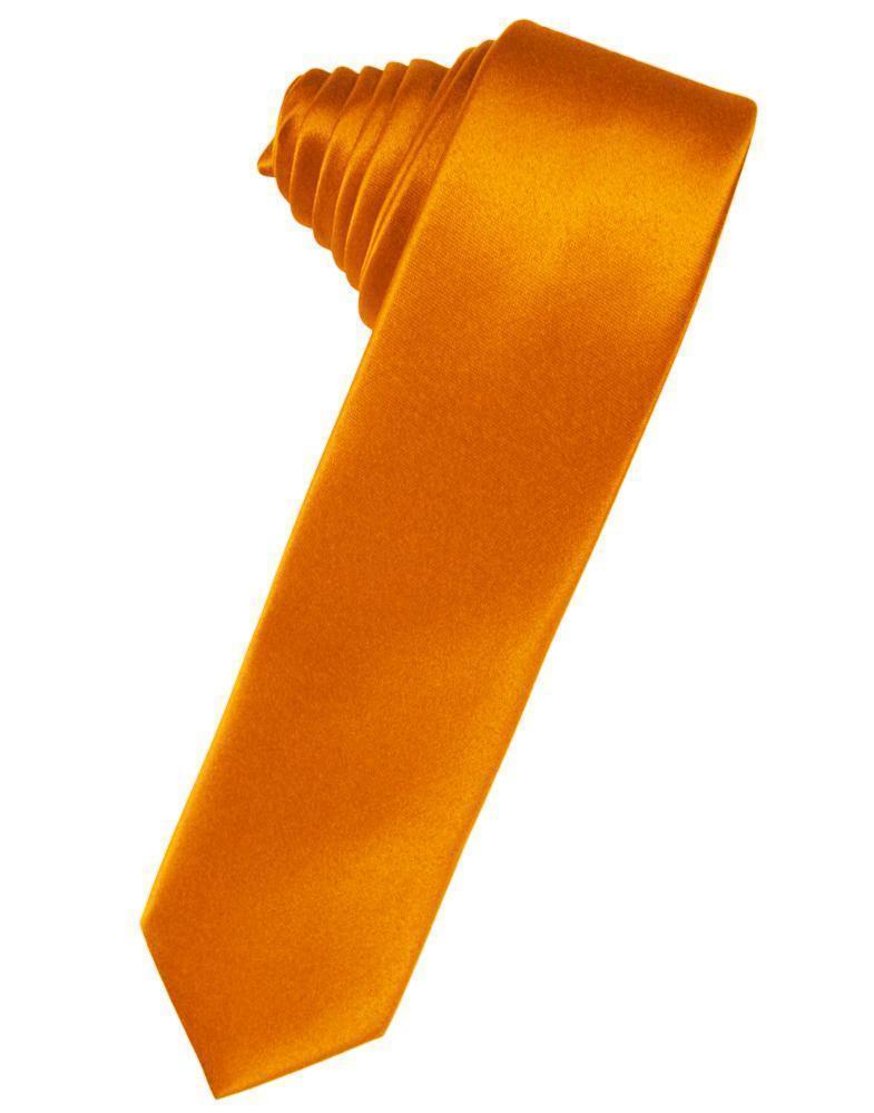 Luxury Satin Skinny Necktie Self Tie-37