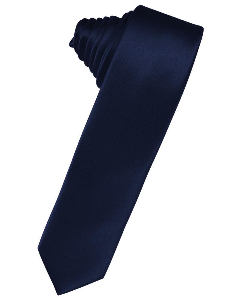 Luxury Satin Skinny Necktie Self Tie-46