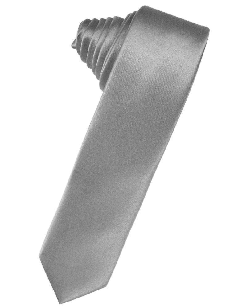 Luxury Satin Skinny Necktie Self Tie-60