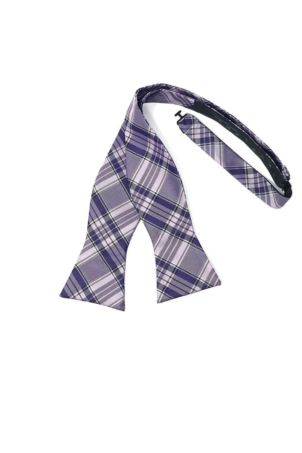 Madison Plaid Bow Tie Self Tie-4