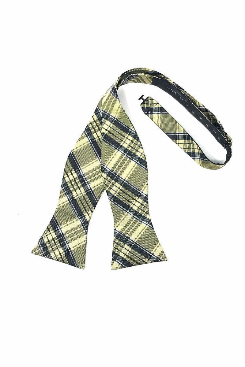 Madison Plaid Bow Tie Self Tie-6