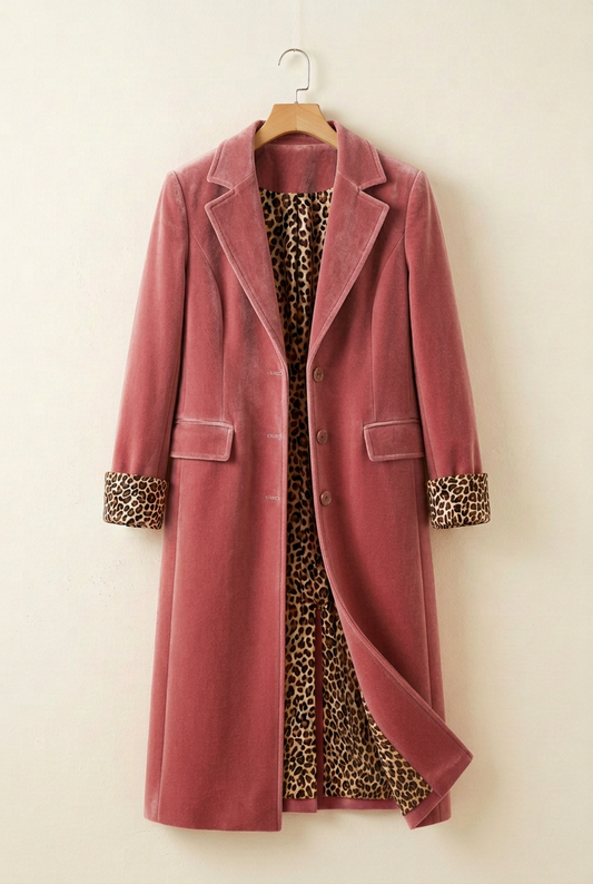 Low Stock ~ Holiday Button-Up Longline Coat