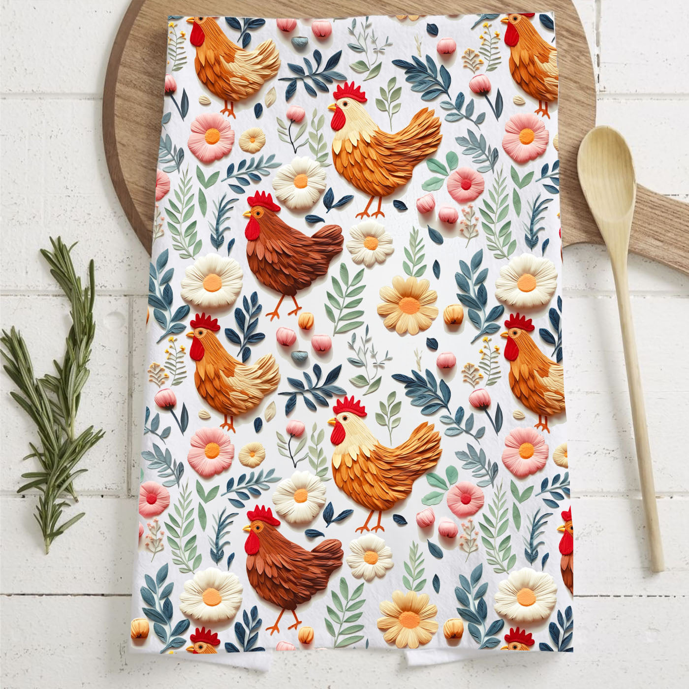 Petals & Peckers Towel-0
