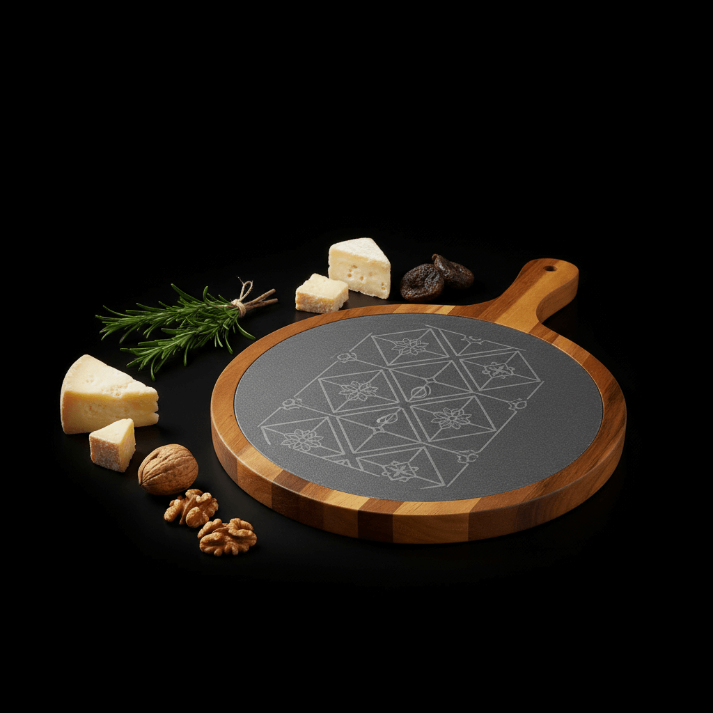 Personalized Acacia Wood Serving Board-3