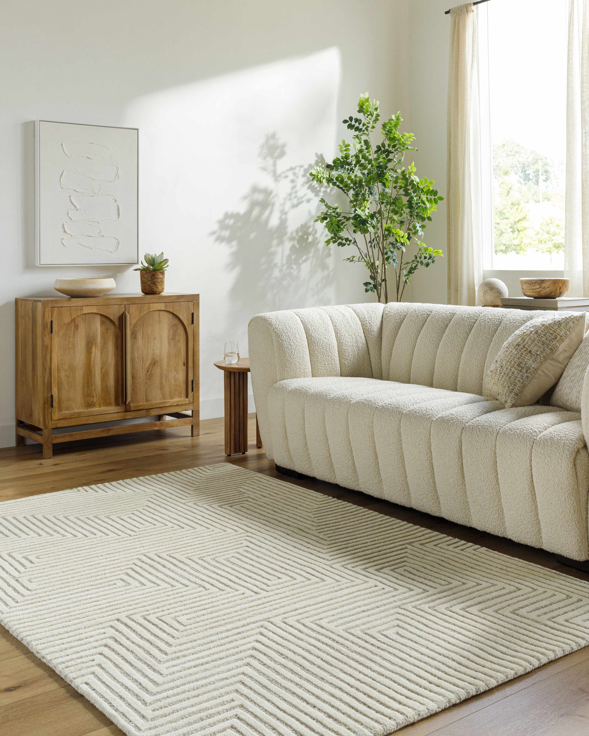 Citro Cream Area Rug-1