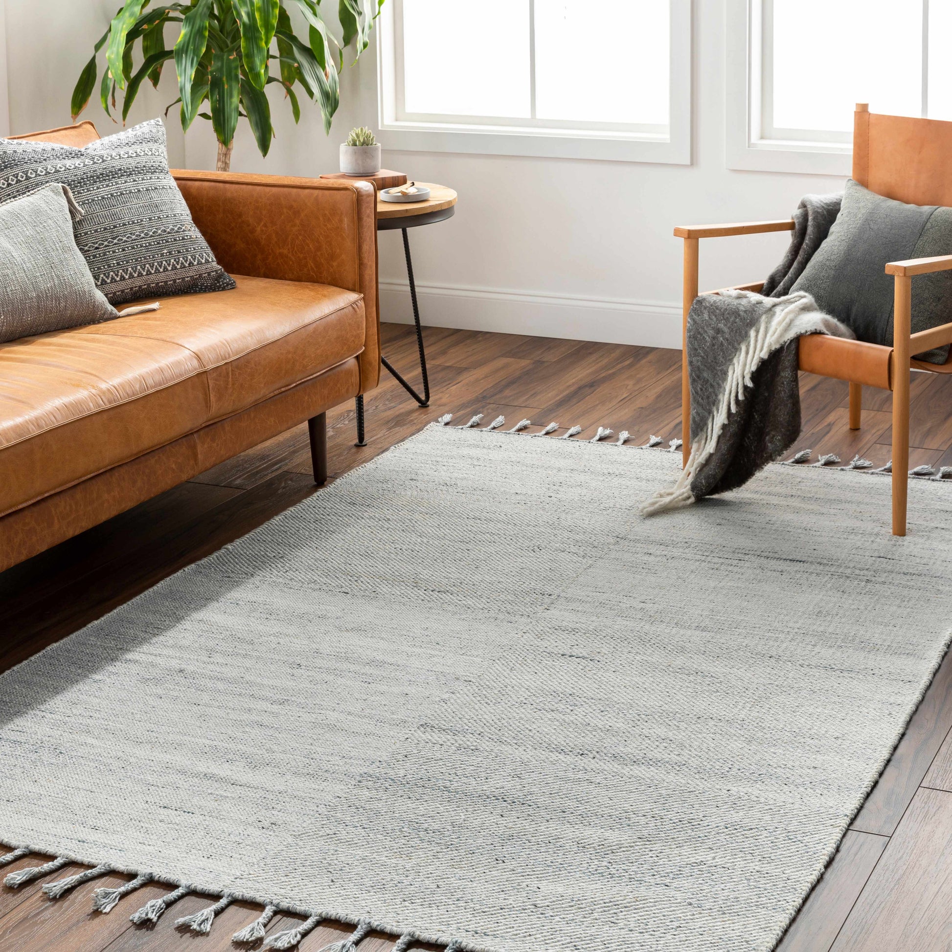 Anaya Beige & Blue Area Rug - Clearance-1