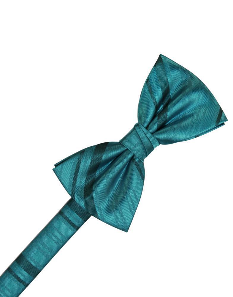 Striped Satin Bow Tie Pre-Tie-39