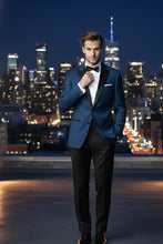 "Vermont" Indigo Blue Tuxedo Jacket